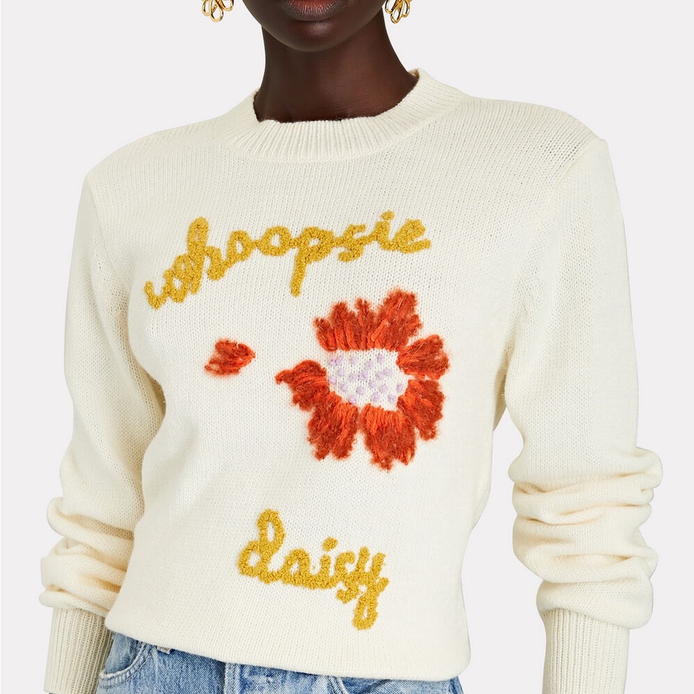 Lingua Franca whoopsie daisy pullover s